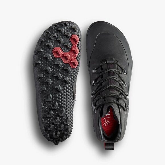 Vivobarefoot Tracker Winter II SG Womens in Obsidian - Picture 2 of 8